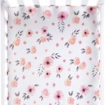 Tyke Bliss Pink Changing Pad Cover for Girls – Stretchy Floral Changing Pad Covers Made with 100% Combed Cotton Jersey Knit, Super Soft, Diaper Changing Pad Cover for Baby Change Table Pads - Image 3